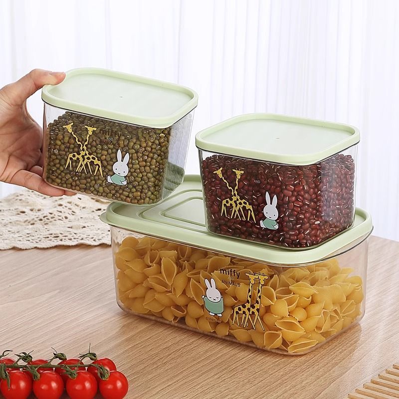 First Food Jar - 만화풍 귀여운 새 스타일 보관 용기