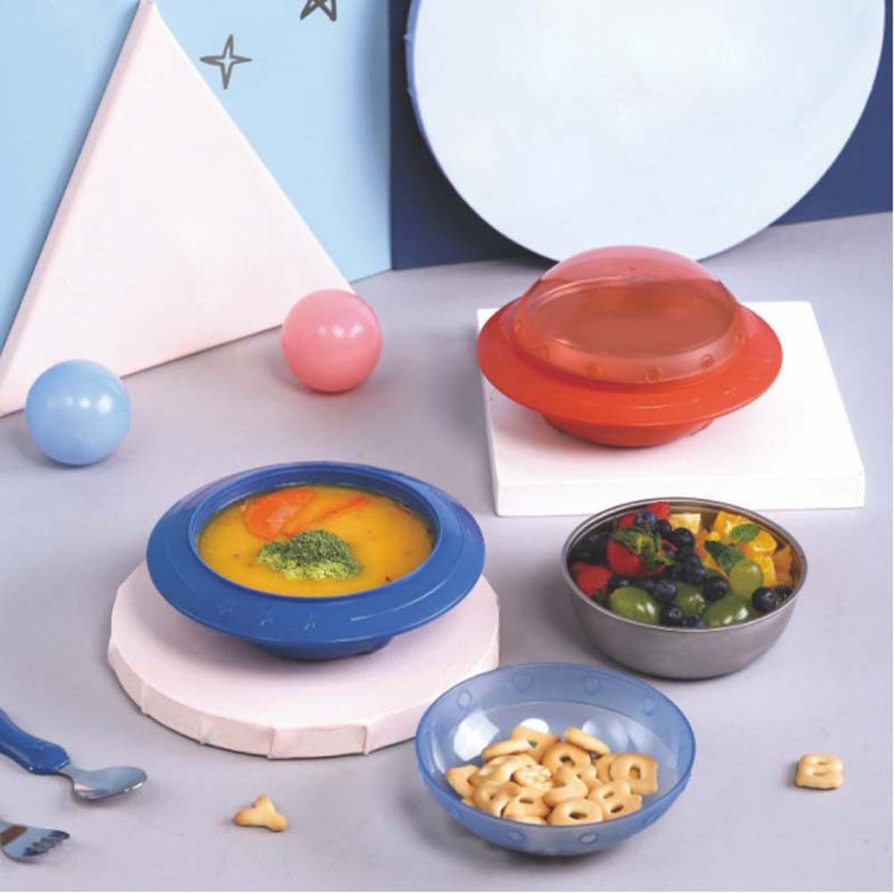 Baby Rice Food - 1Pcs 스테인레스 스틸 절연 그릇 이중