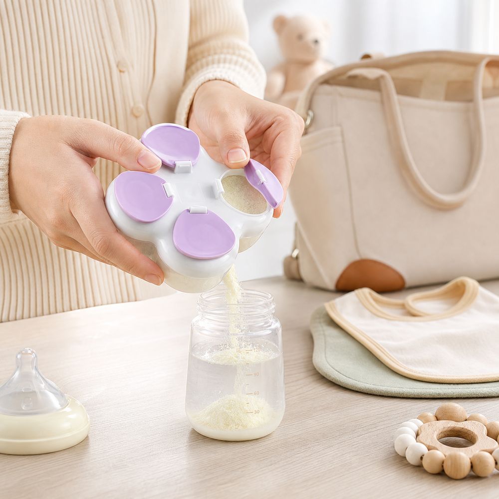 Baby Food Container - 분할형 분유 디스펜서 720ml 4칸 분유통