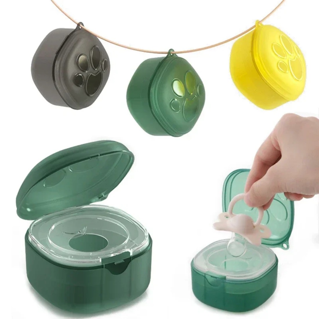 Baby Food Container - 식품 등급 실리콘 젖꼭지 상자 아기