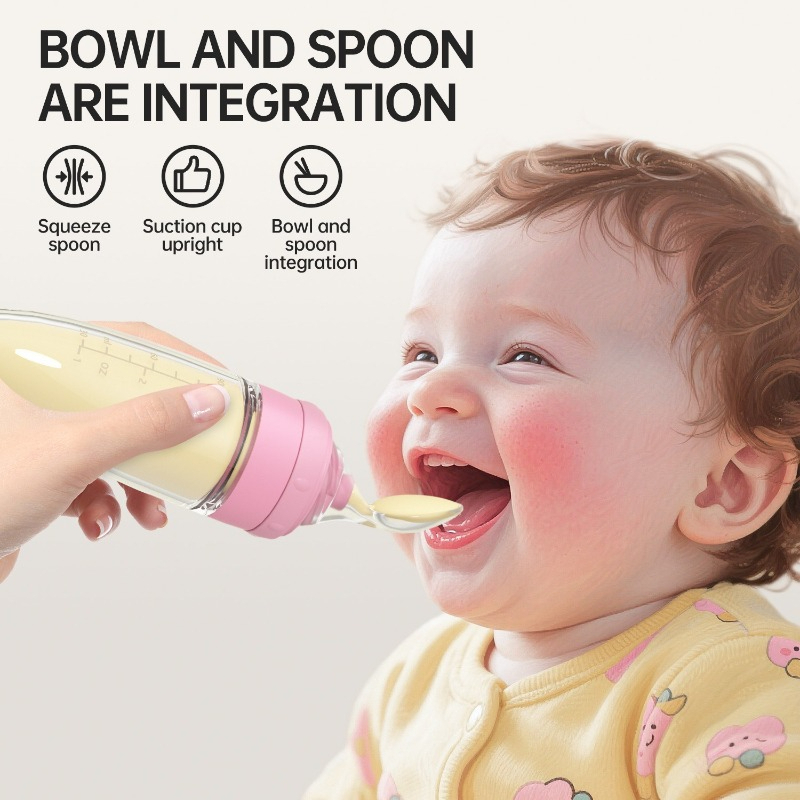 Baby Rice Food - 아기용 실리콘 이유식 병, 수유병, 아기