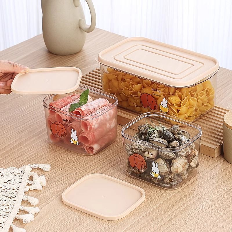 만화풍 귀여운 새 스타일 보관 용기 가정용 밀폐 투명  - First Food Jar 리뷰 및 가격