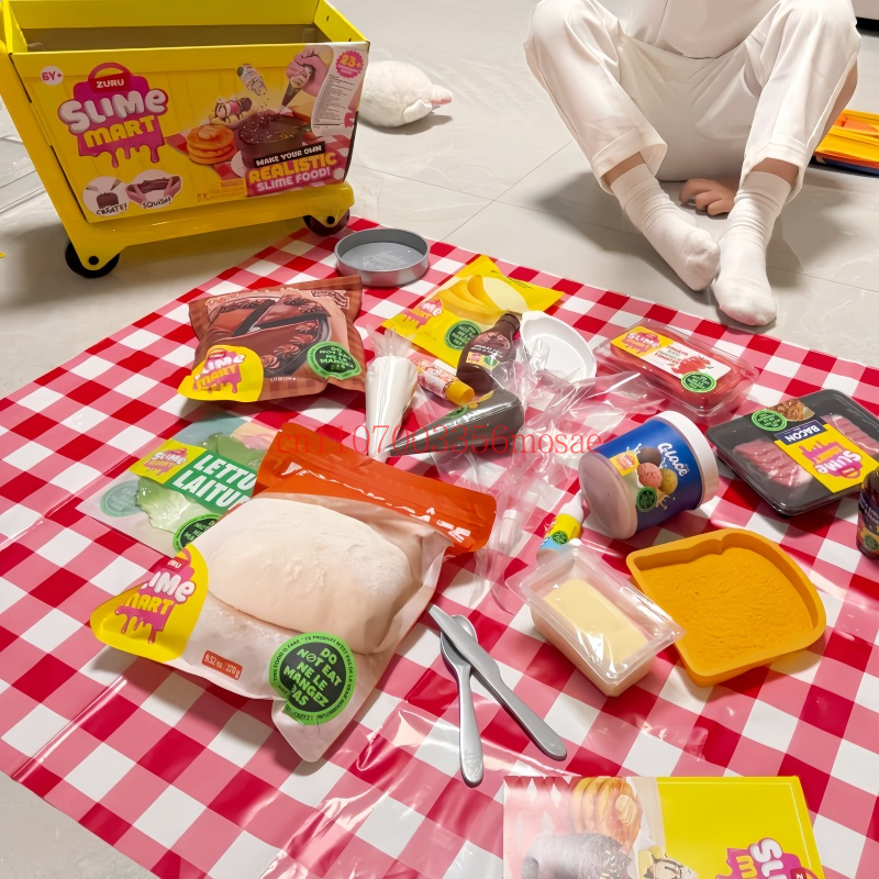 주루 슬라임 마트 블라인드 박스 햄버거 피자 시리즈 D - Baby Food Container 리뷰 및 가격