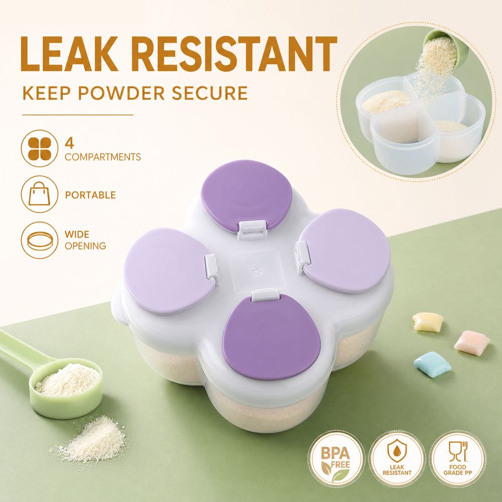 분할형 분유 디스펜서 720ml 4칸 분유통 PP 와이 - Baby Food Container 리뷰 및 가격