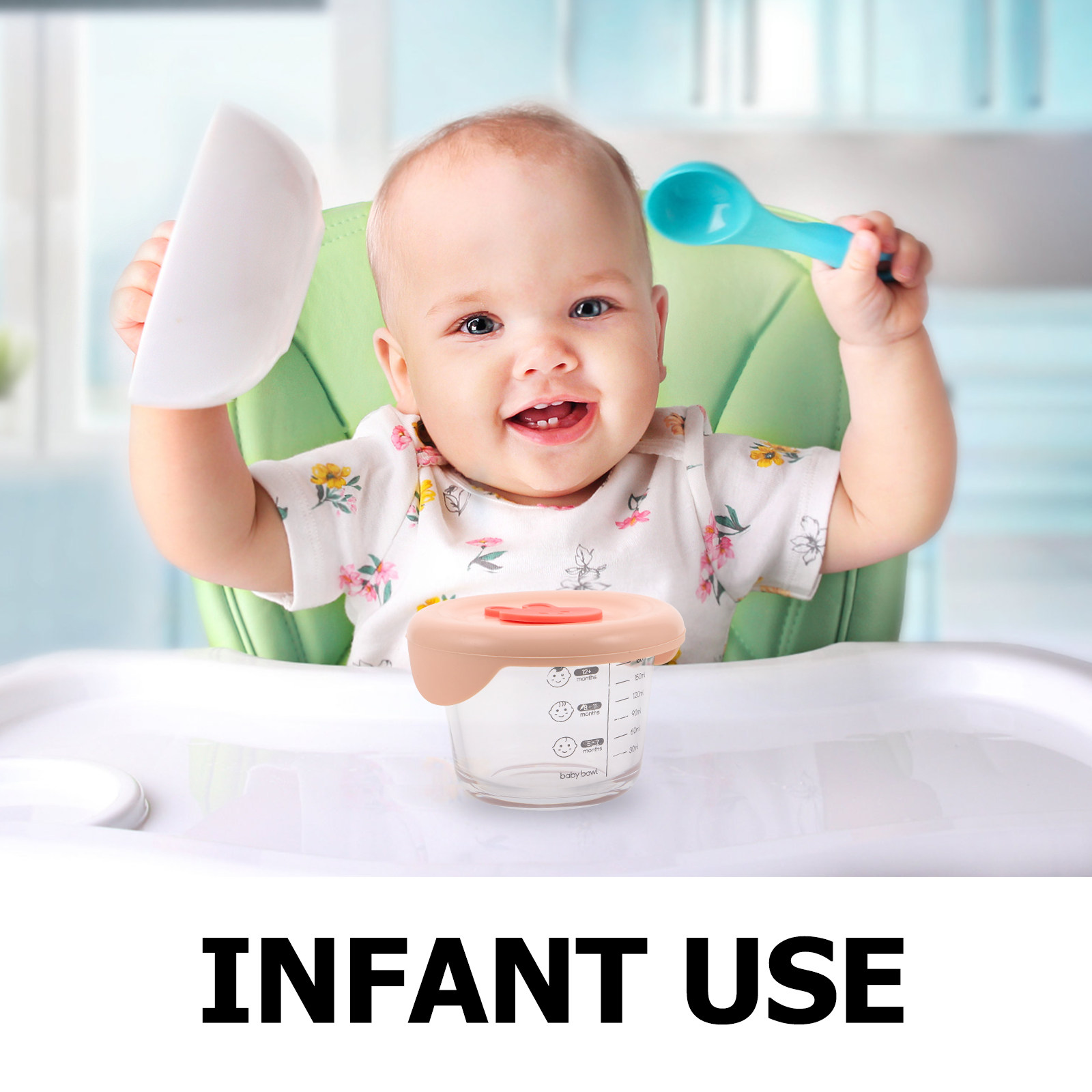 2Pcs 아기 음식 저장 용기 유리 230Ml 밀폐형  - Baby Food Glass 리뷰 및 가격