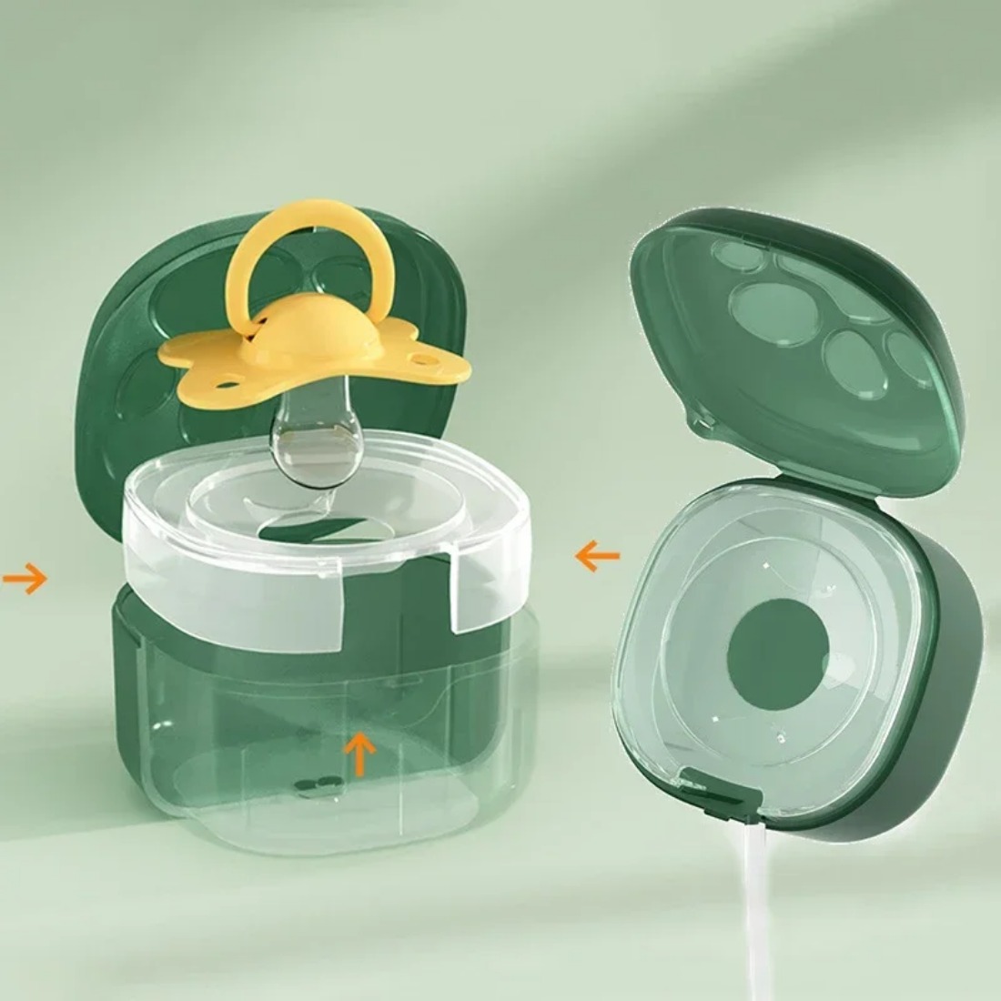 식품 등급 실리콘 젖꼭지 상자 아기 만화 젖꼭지 홀더  - Baby Food Container 리뷰 및 가격