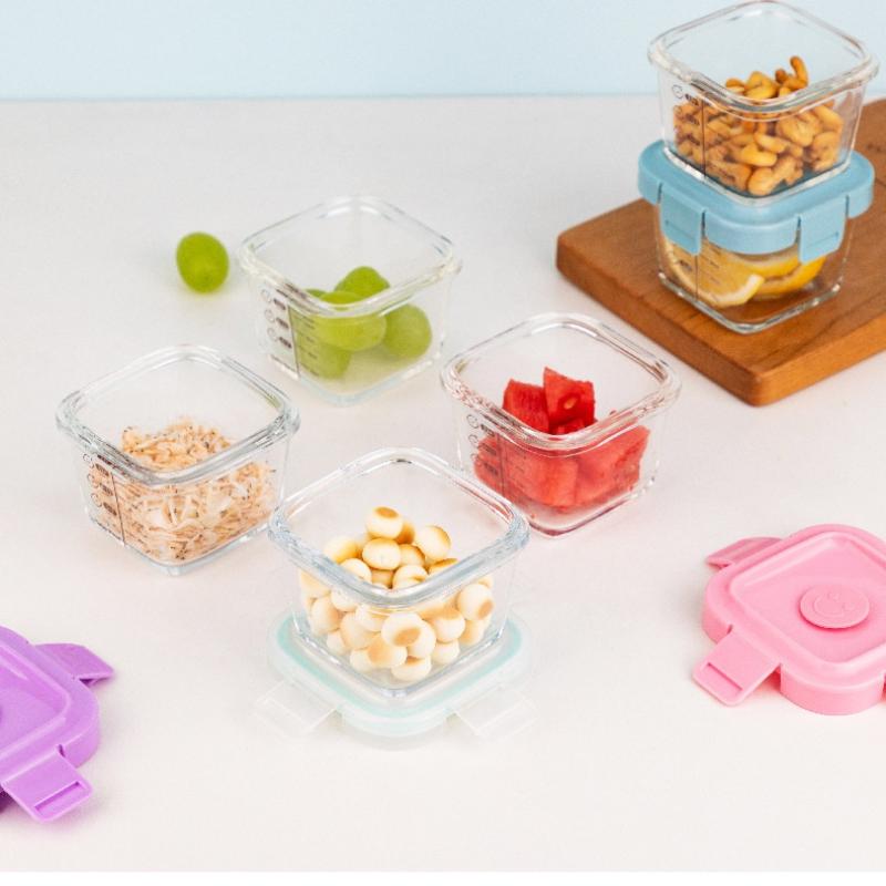 내열 보관함 스팍 3 in 1 휴대용 유리 이유식 용기 - Baby Food Container 리뷰 및 가격