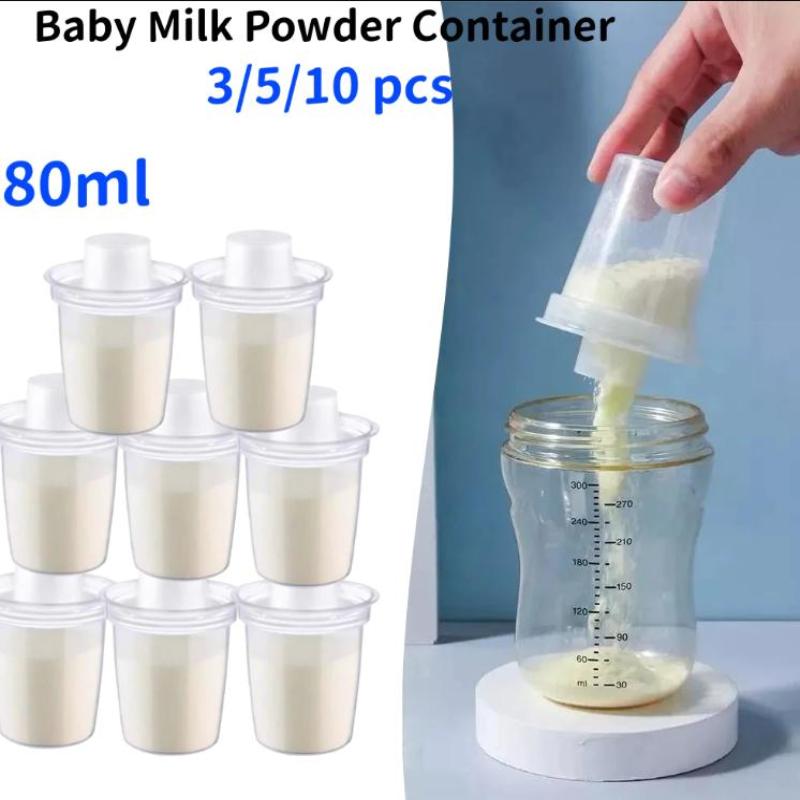 6PPC 80ML 아기 분유 디스펜서 휴대용 이유식 보 - Food Box Baby 리뷰 및 가격