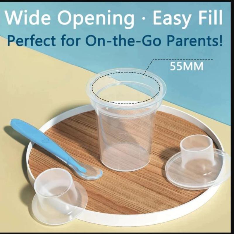 6PPC 80ML 아기 분유 디스펜서 휴대용 이유식 보 - Food Box Baby 리뷰 및 가격