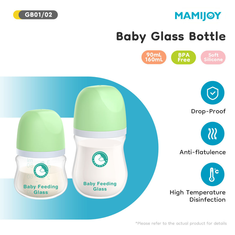마미조이 신생아 젖병 1개 90ML/160ML 유아용  - Baby Food Glass 리뷰 및 가격