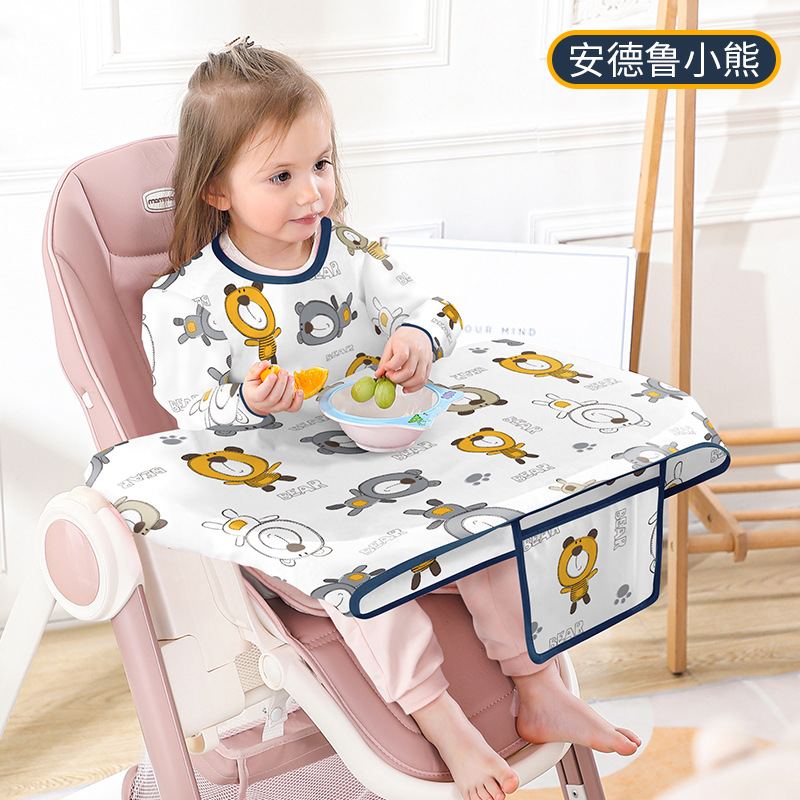 신생아 턱받이 테이블 커버 아기 식사 의자 가운, 방수 - Baby Food Chair 리뷰 및 가격