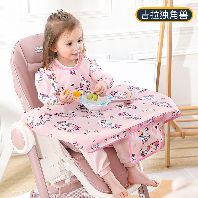 신생아 턱받이 테이블 커버 아기 식사 의자 가운, 방수 - Baby Food Chair 리뷰 및 가격