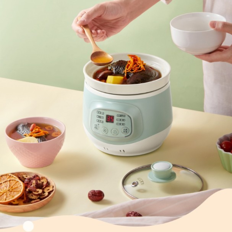 아기 음식 및 죽용 전기 스튜 냄비, 흘림 방지 내부  - Baby Rice Food 리뷰 및 가격